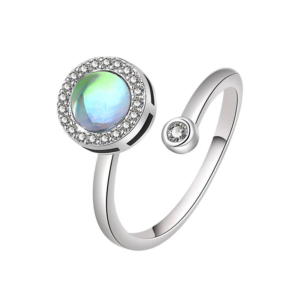 Moonstone Fidget Ring