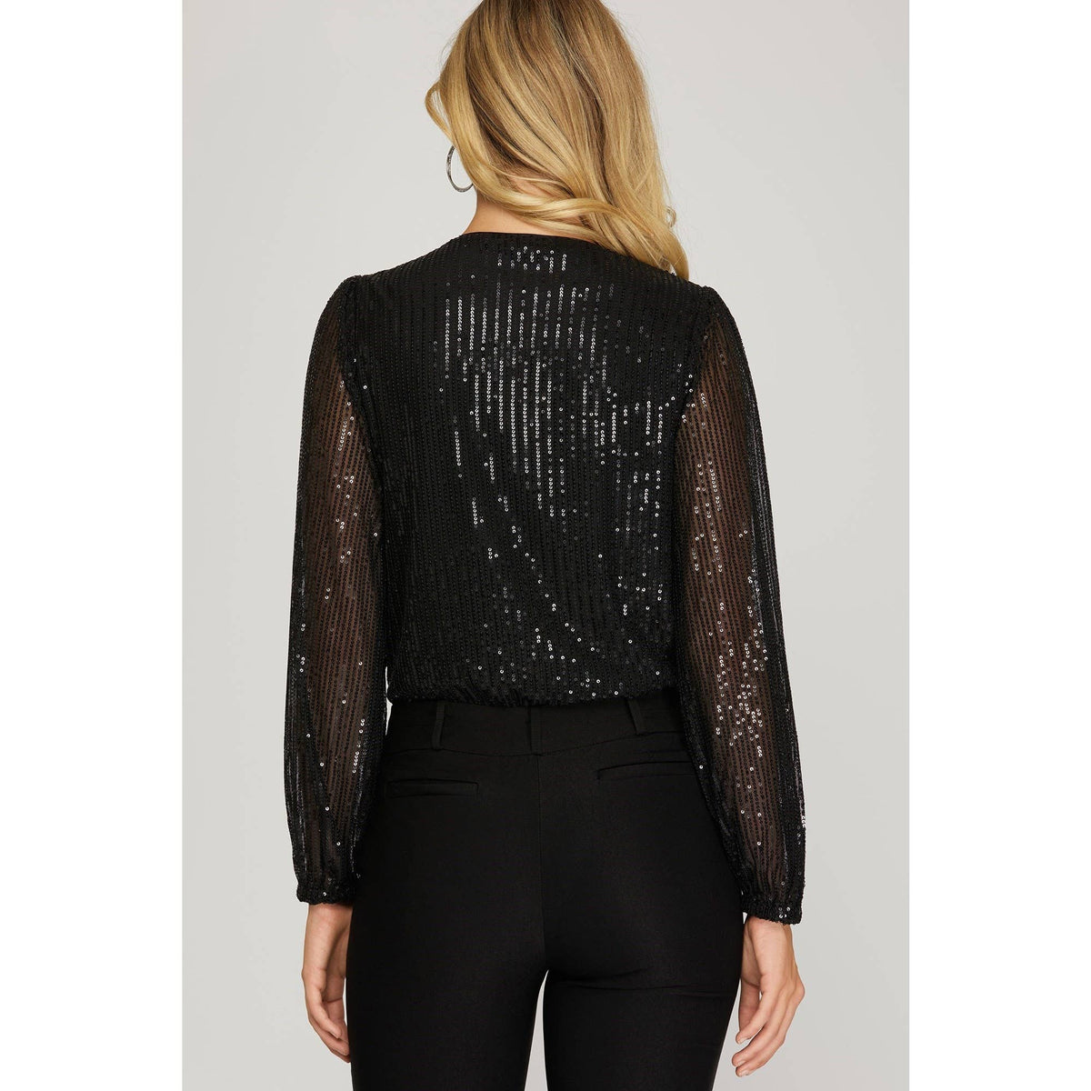 Yolanda Sequin Bodysuit