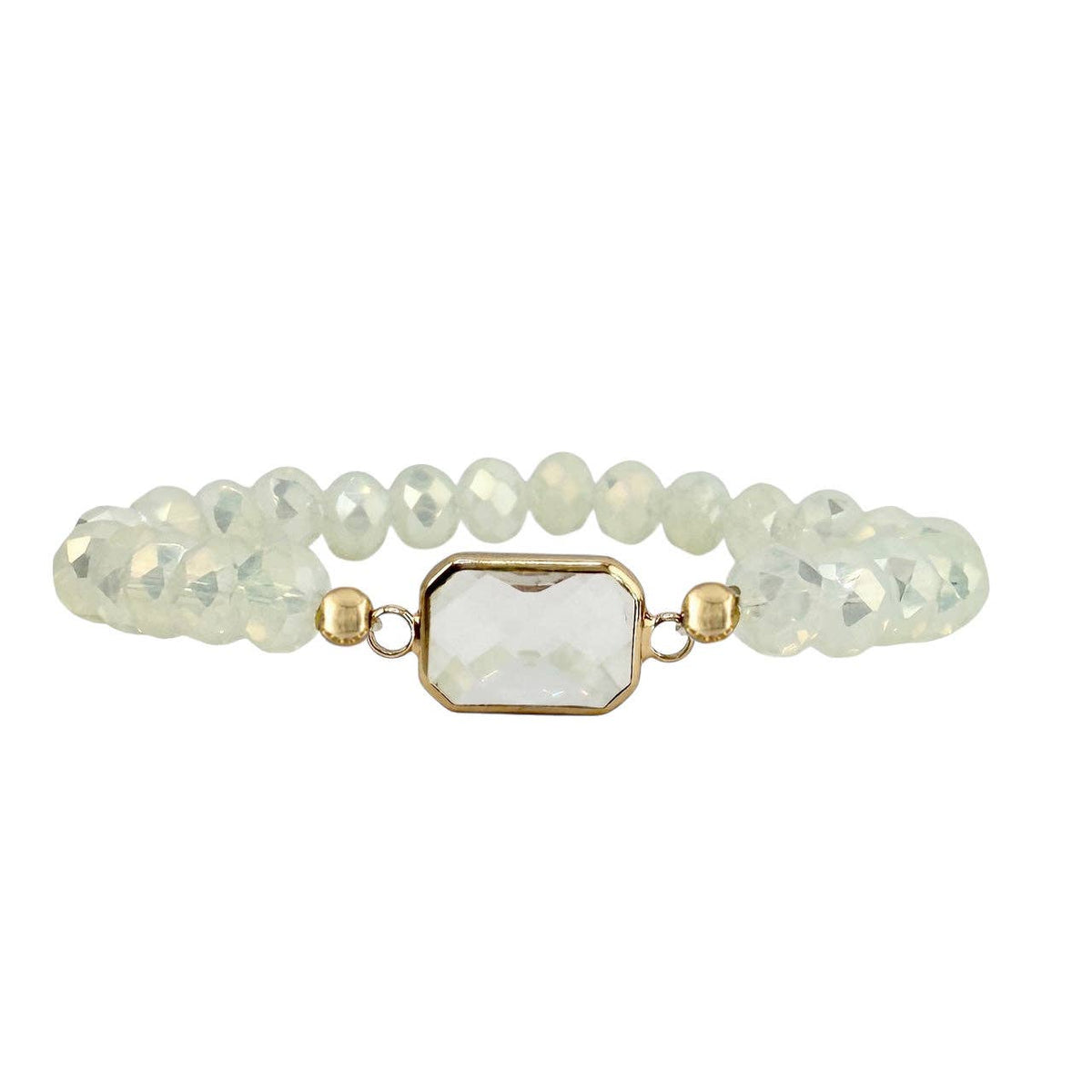 Hailey Crystal Beaded Stretch Bracelet