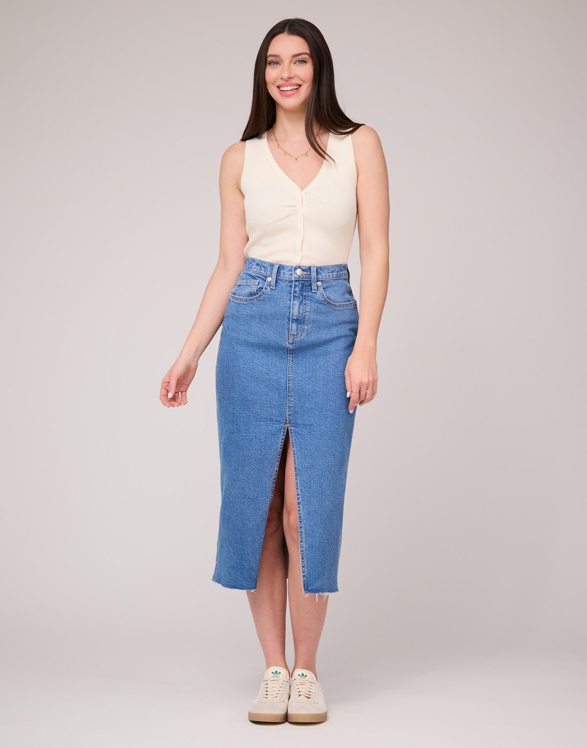 Yoga Jean Skirt - Lake Blue