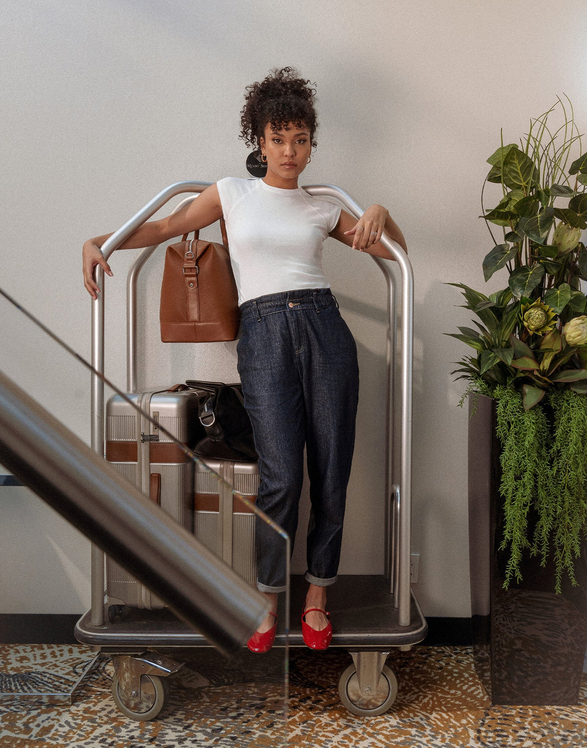 Malia Paper Bag Jeans - Paris