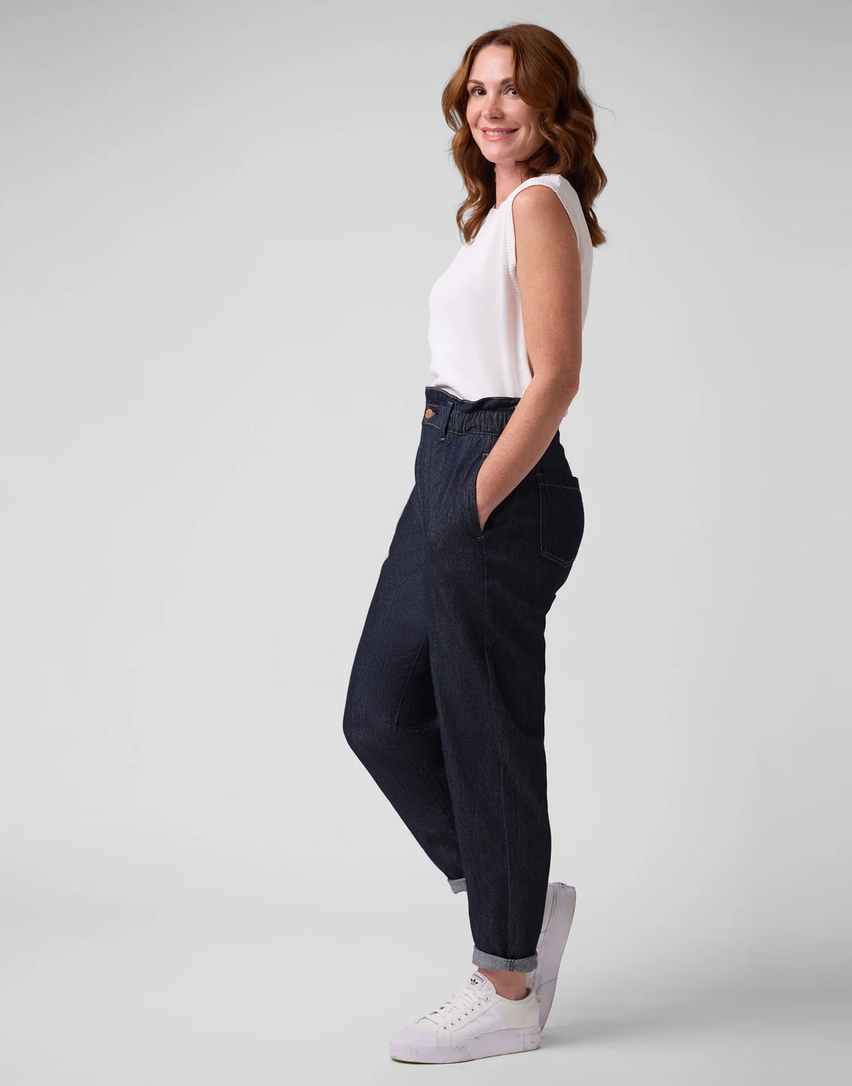 Malia Paper Bag Jeans - Paris