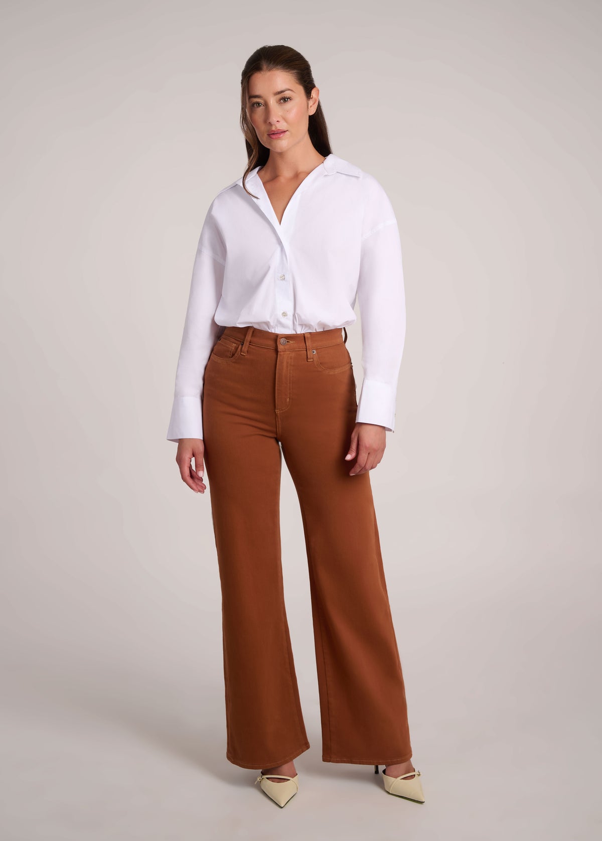 Lily Wide Leg - Aurora Brown