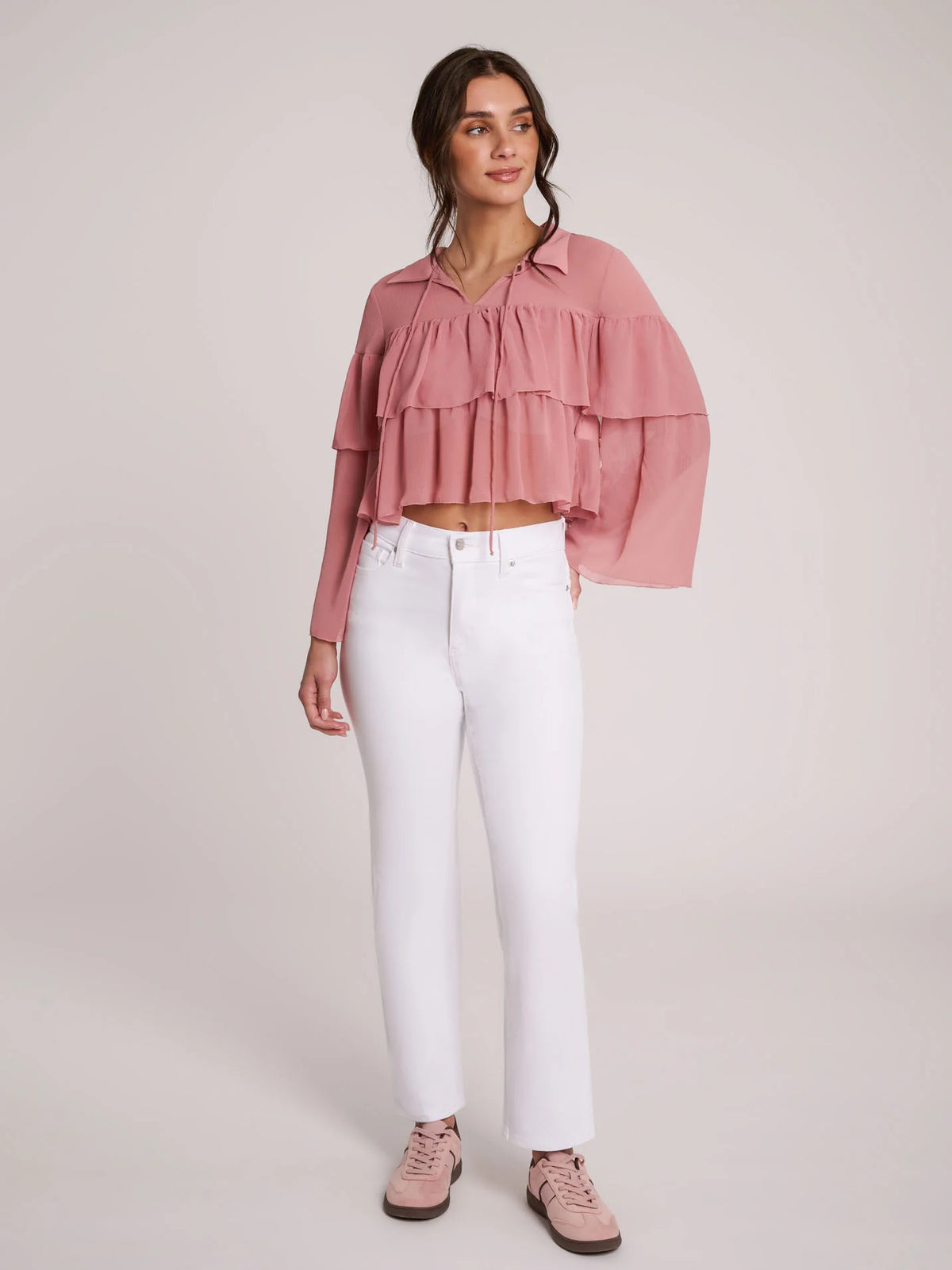 Chloe Straight Crop - White