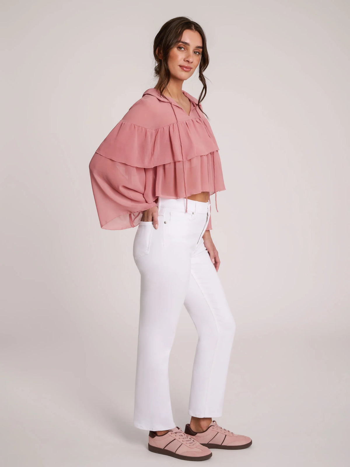 Chloe Straight Crop - White