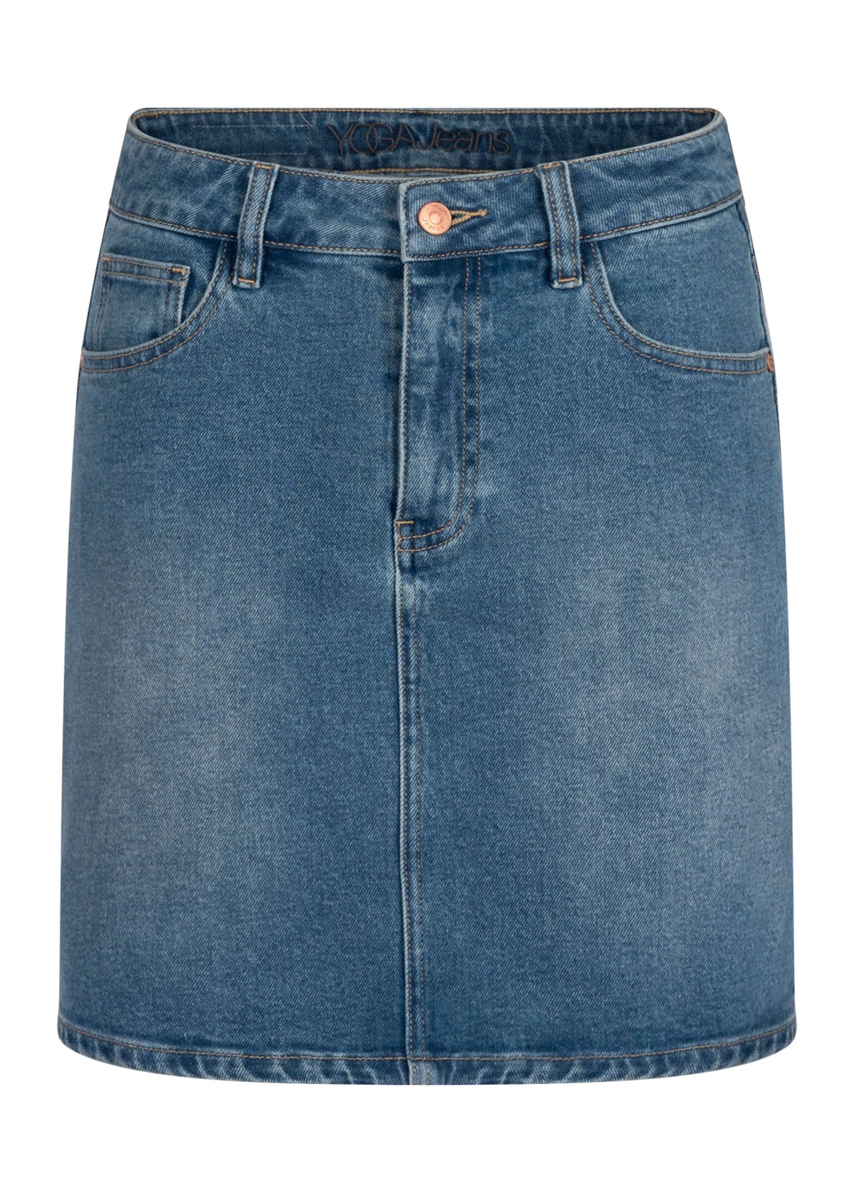 Yoga Jean Skirt - Forget Me Not