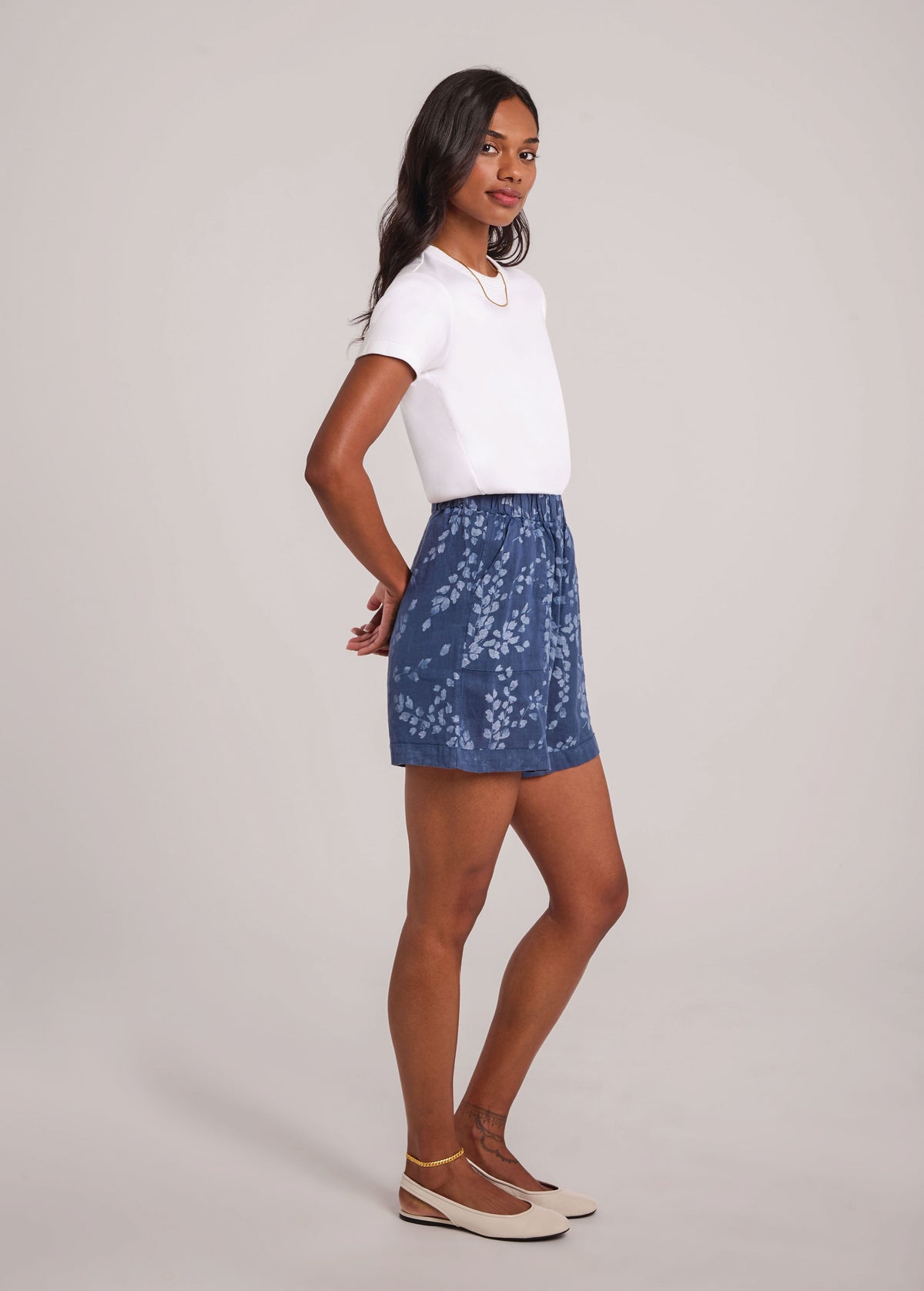 Miller Printed Linen Shorts