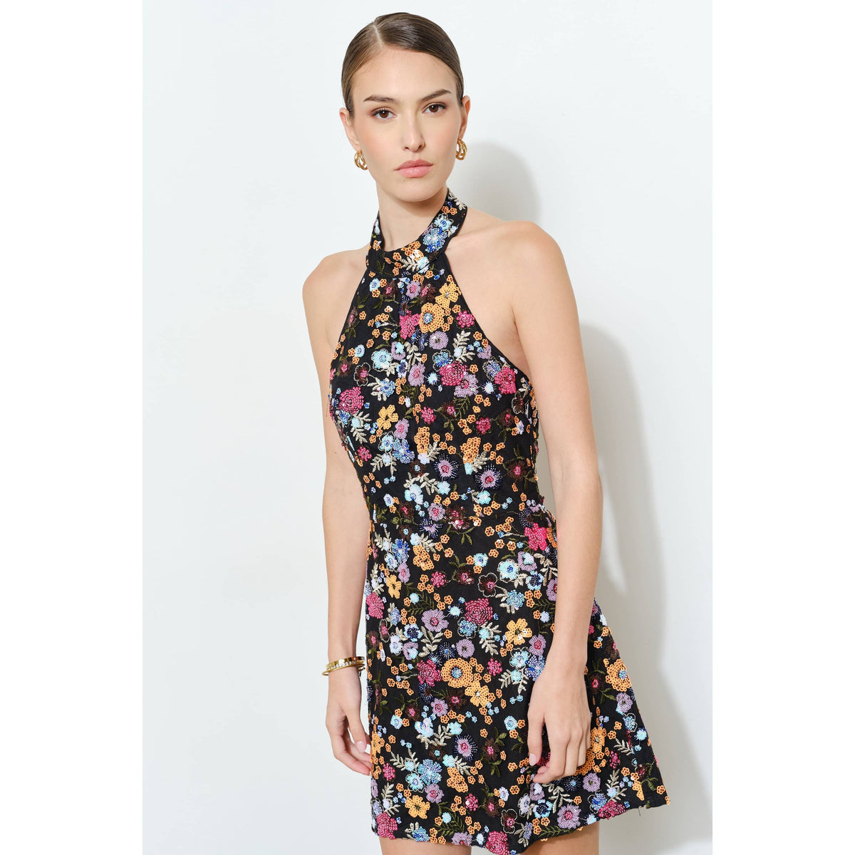 Night Garden Sequin Dress