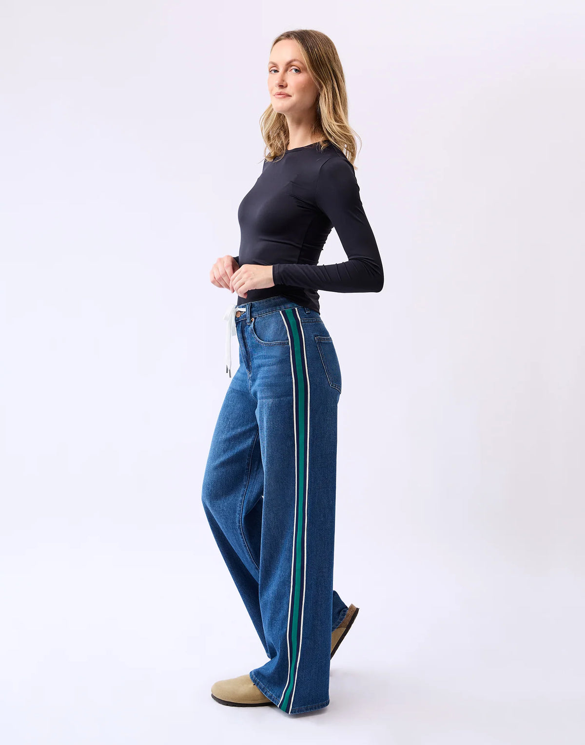 Lily Wide Leg - Spruce