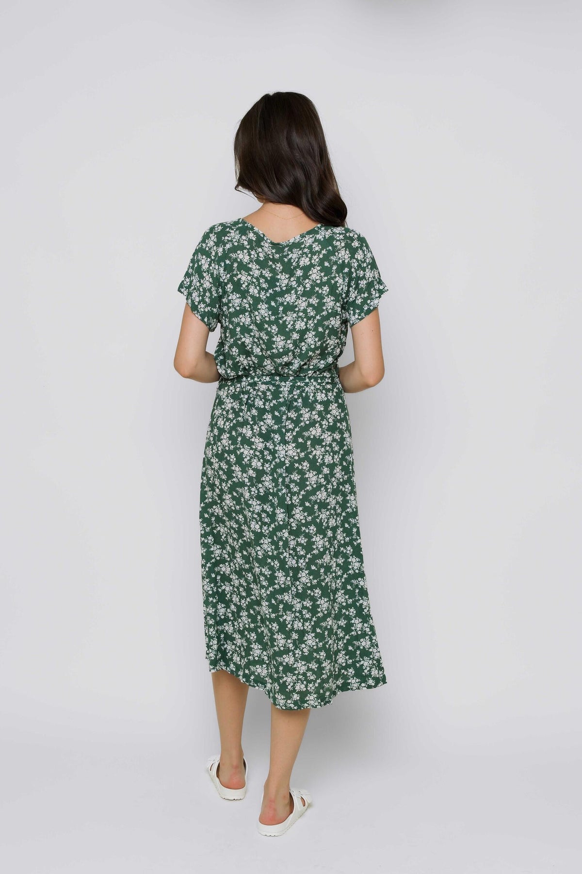 Melanie Button up Midi Dress
