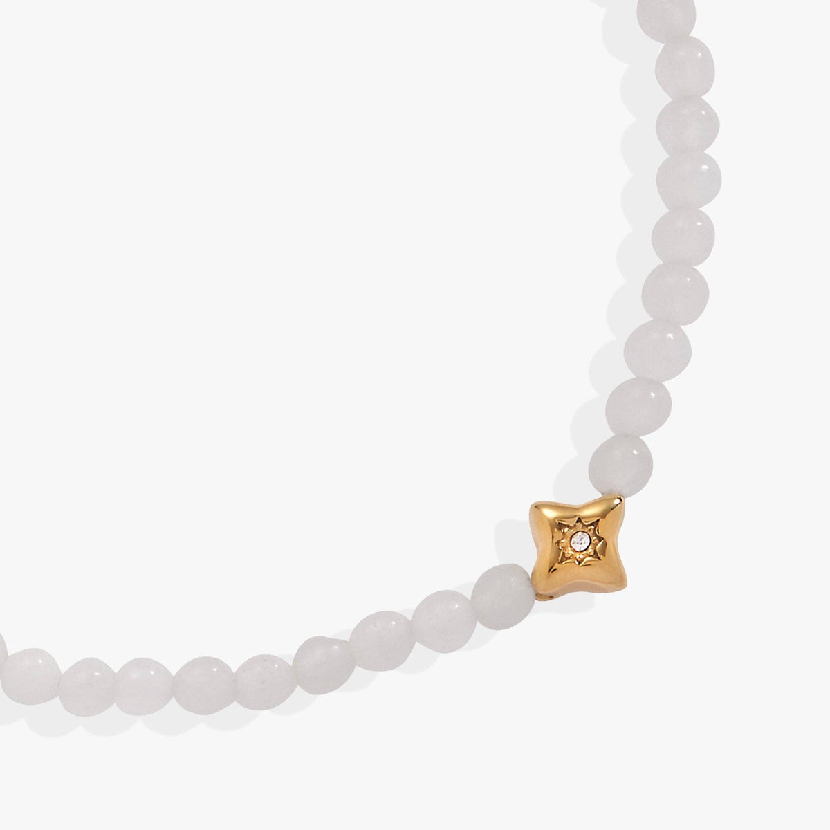 Moonstone Star Mini Stretch Bracelet