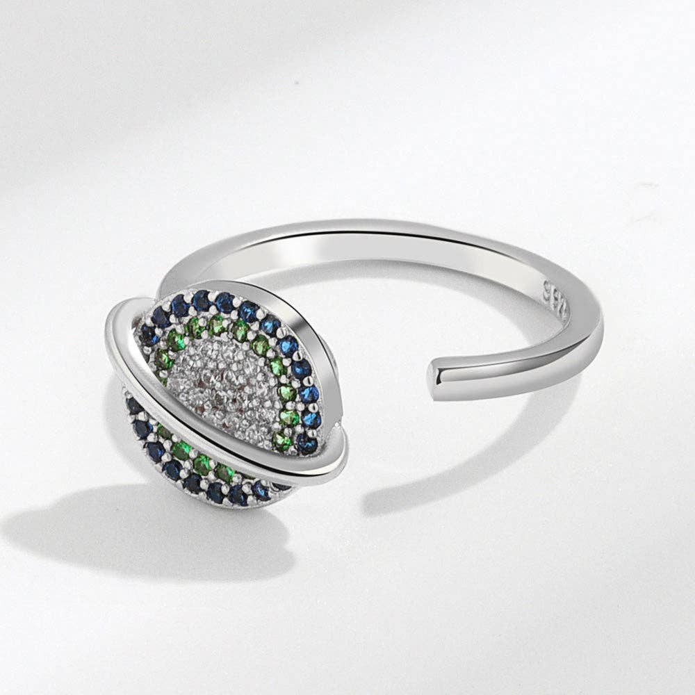 Saturn Star Fidget Spinner Ring