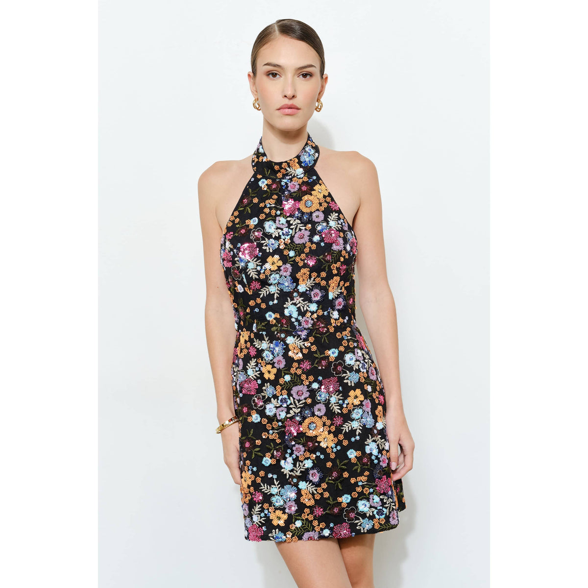 Night Garden Sequin Dress