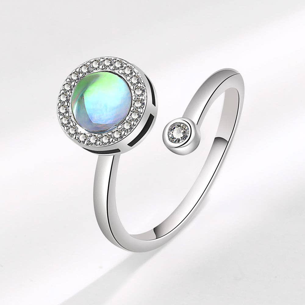 Moonstone Fidget Ring