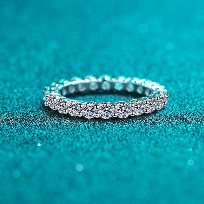 Moissanite Eternity Ring