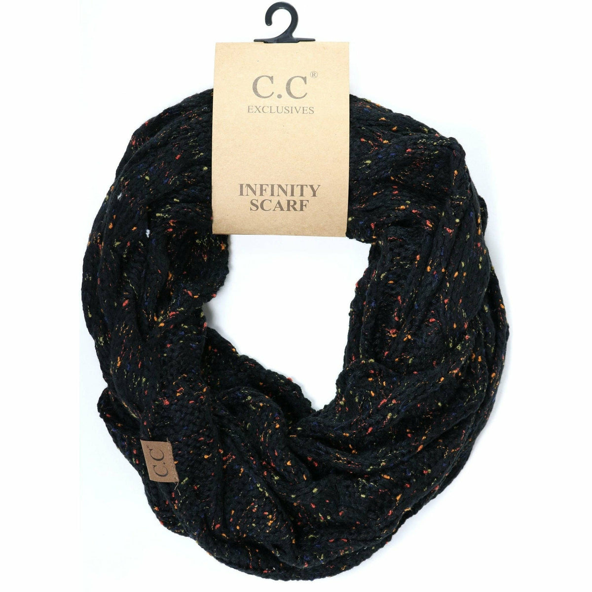 Flecked CC Infinity Scarf SF33