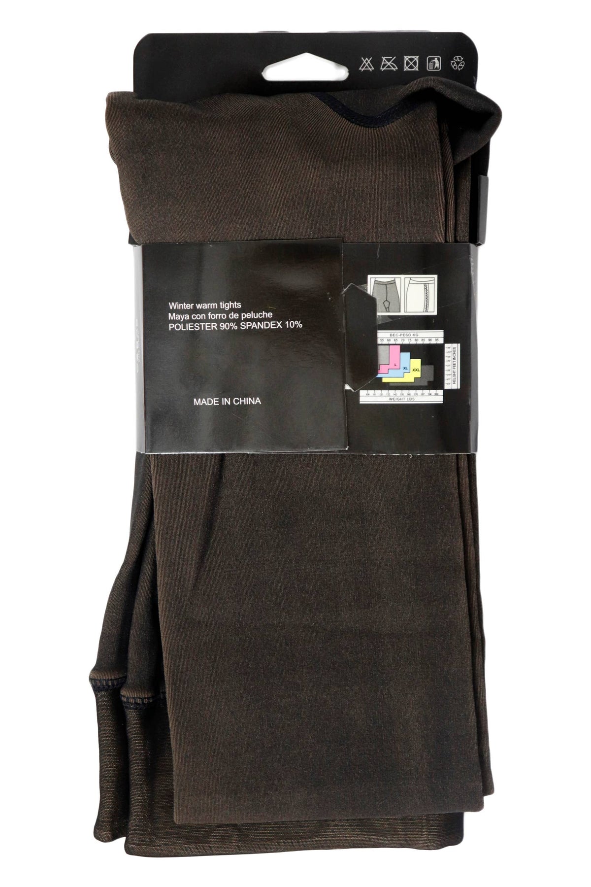 Fake Sheer Fleece Lined Tights