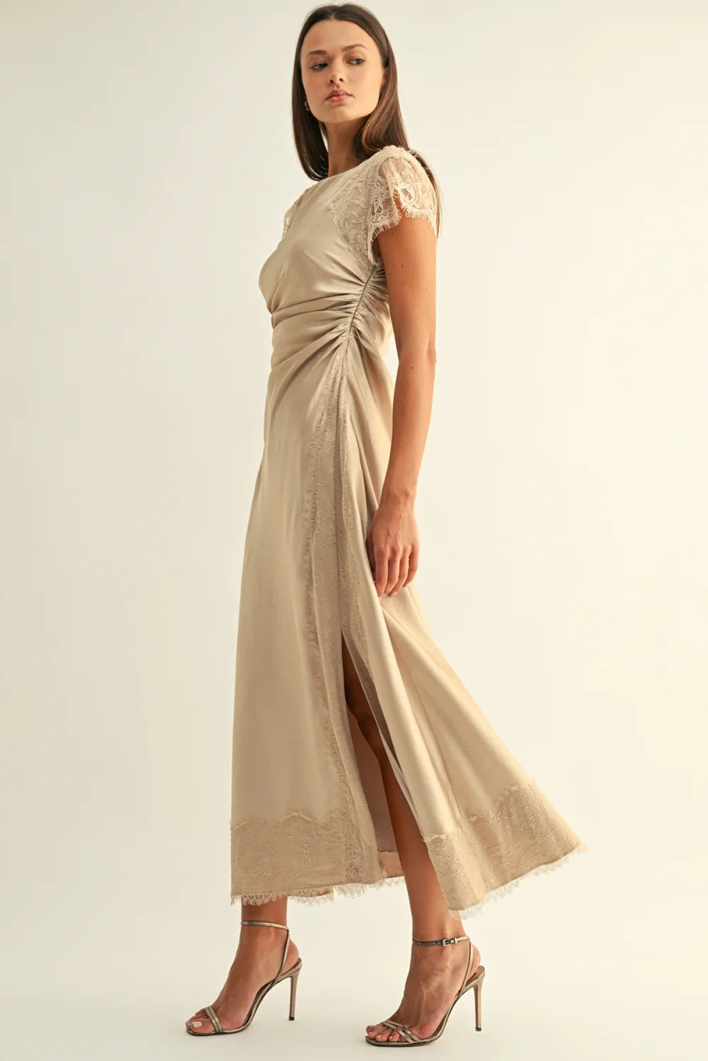 Camila Lace Contrast Dress