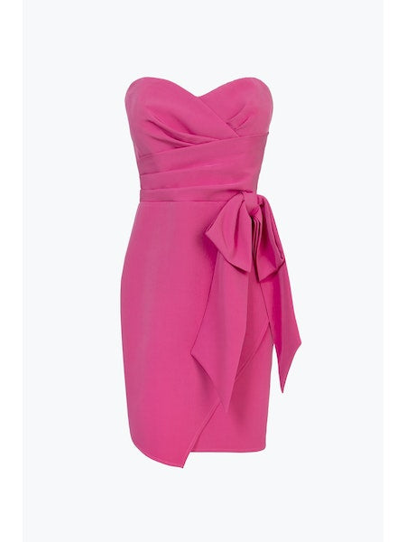 Cindy Bow Front Mini Dress