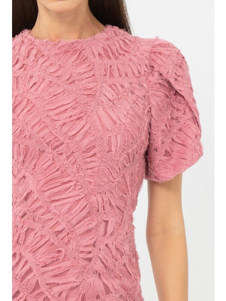 Janice 3D Lace Dress