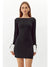 Vicki Contrast Cuff Mini Dress