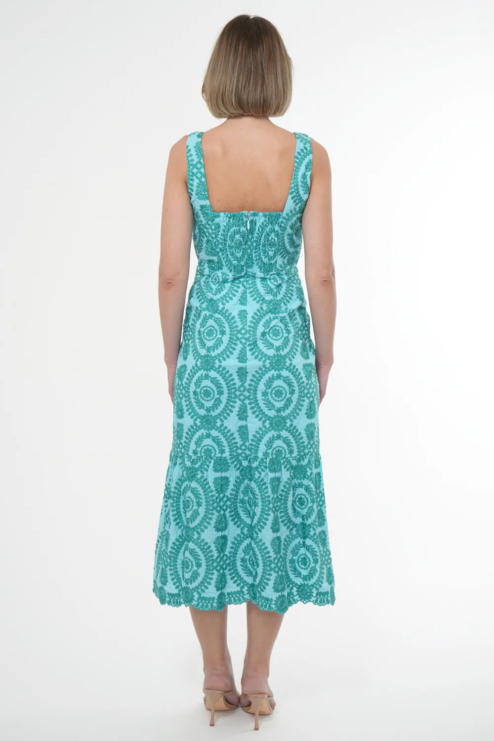 Rose Cotton Eyelet Dress