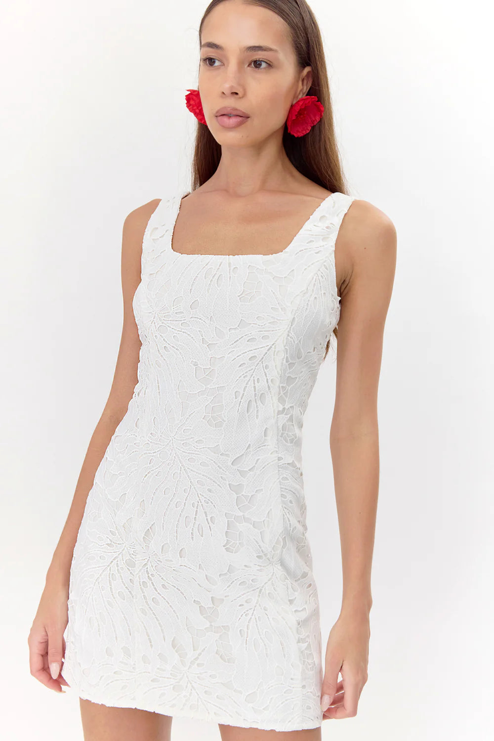 Julia 3D Lace Mini Dress