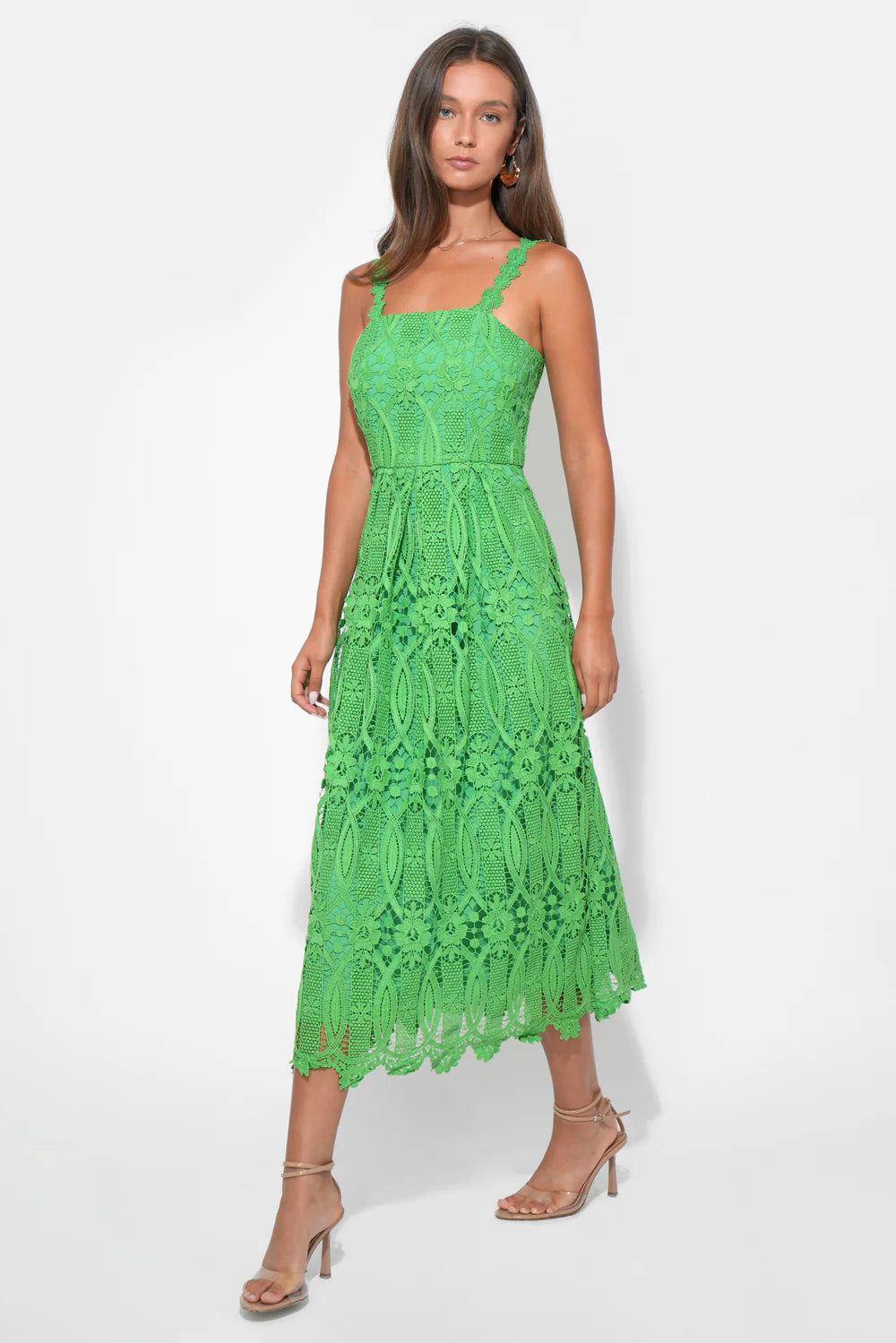 Alice Lace Midi Dress