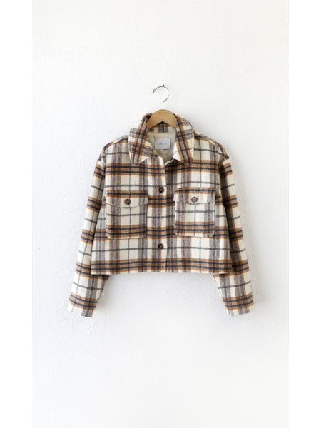 Roula Plaid Short Shacket