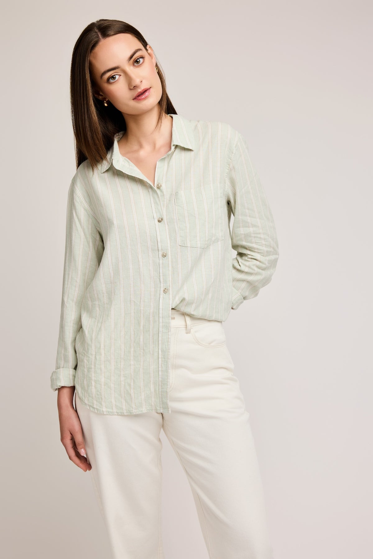 Dominique Button Down Shirt
