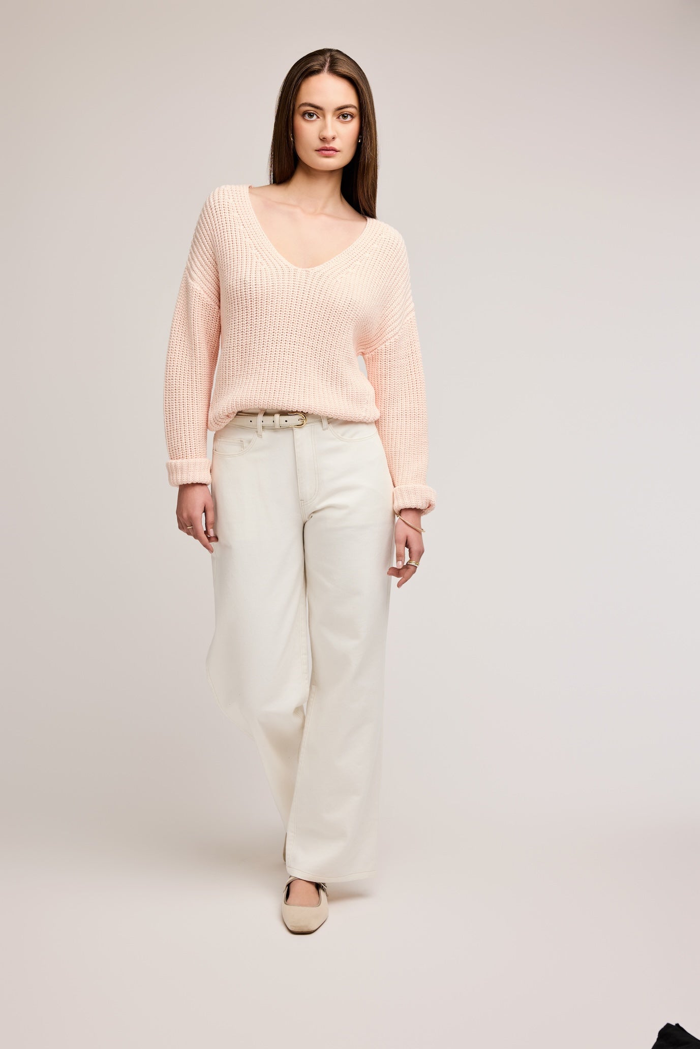 Spencer V-Neck Knit Pullover