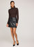 Justine Vegan Leather Mini Skirt