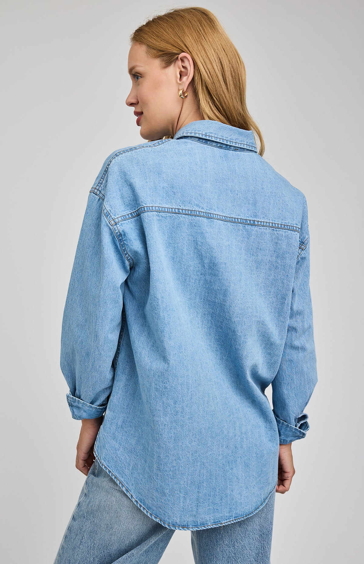 Whitney Denim Button Down