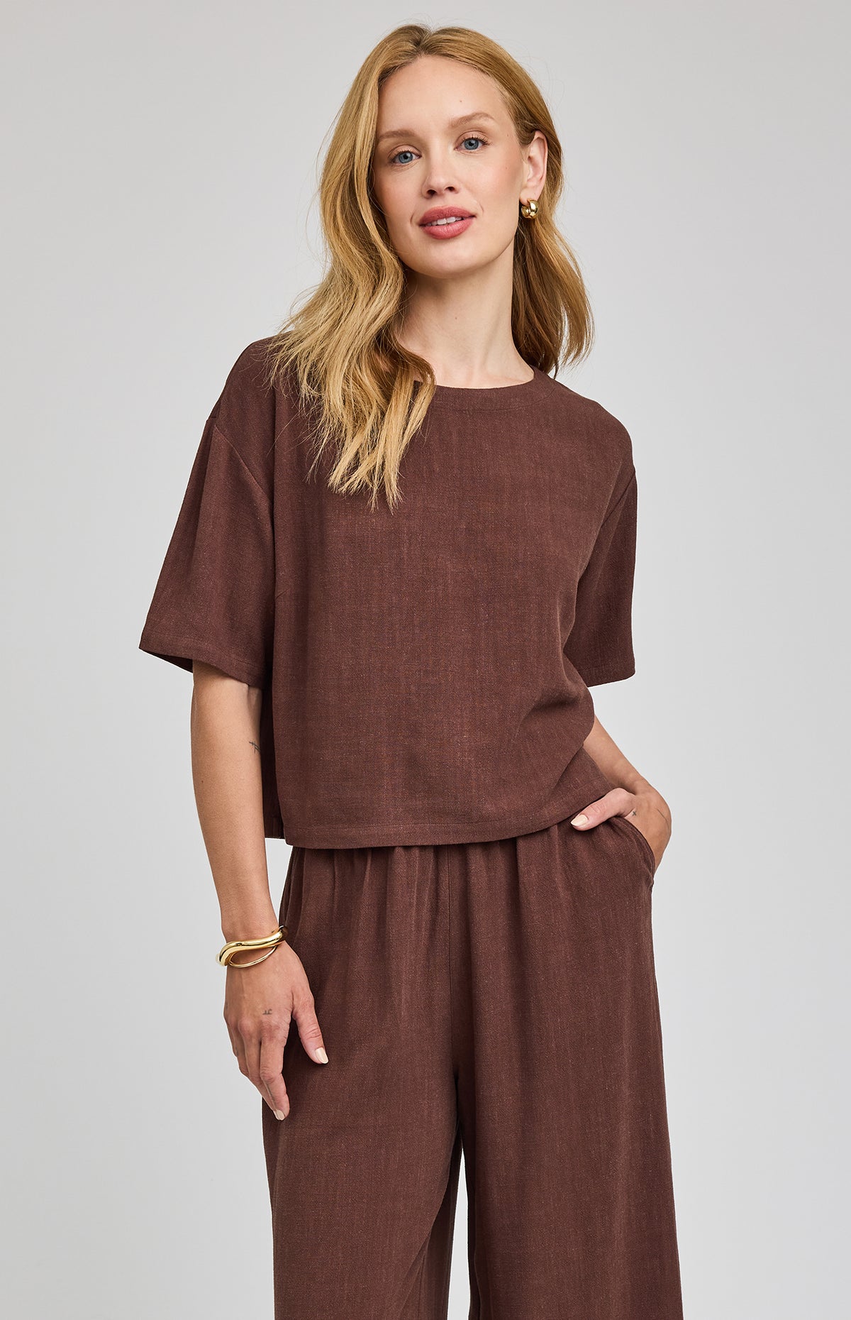 Gemini Linen Top