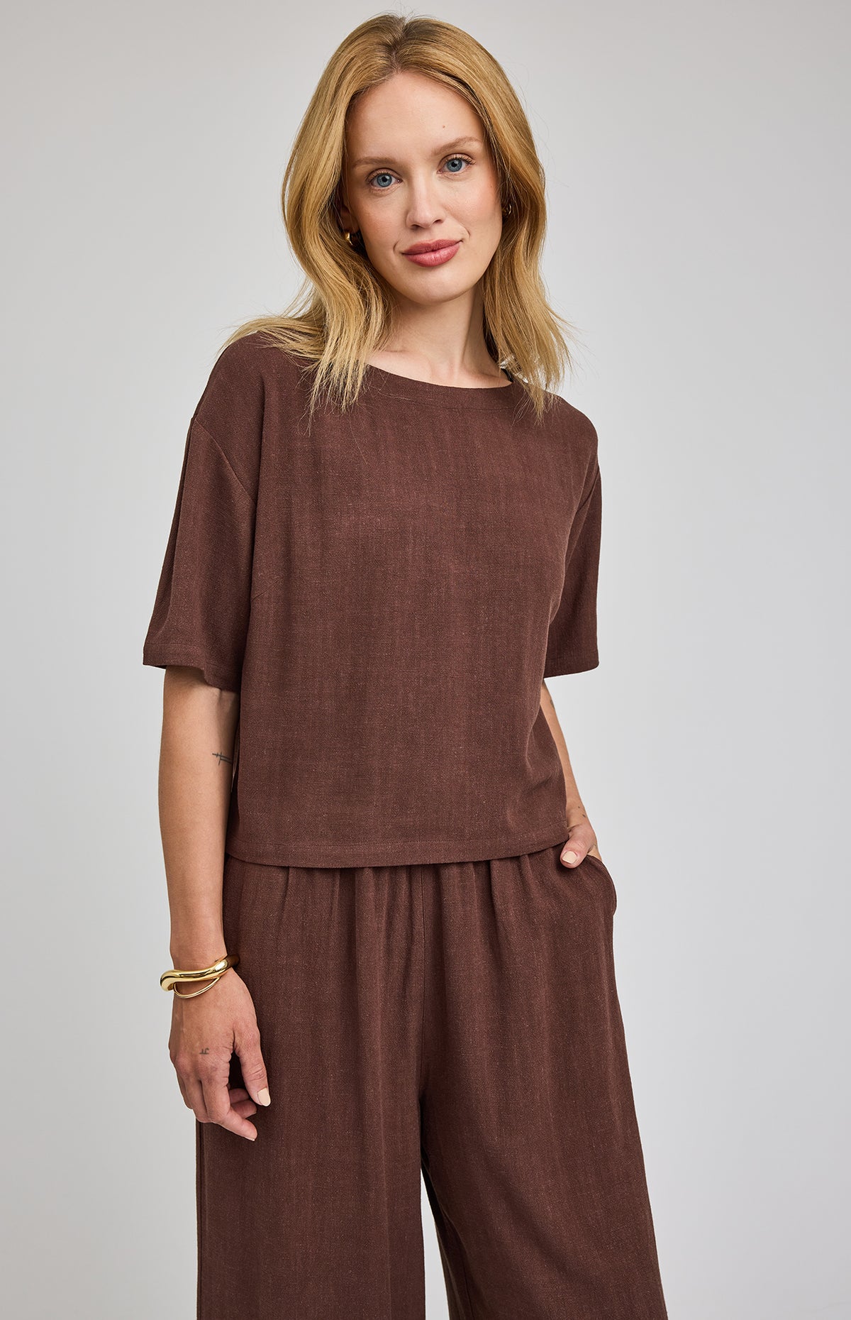 Gemini Linen Top