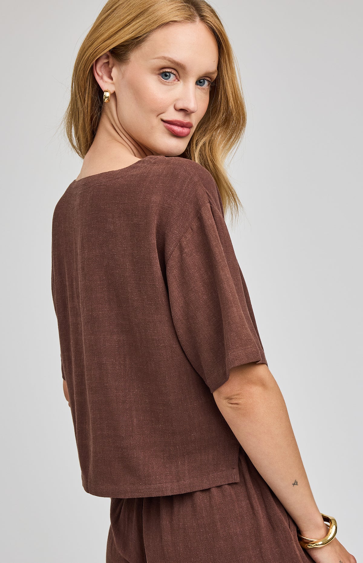 Gemini Linen Top