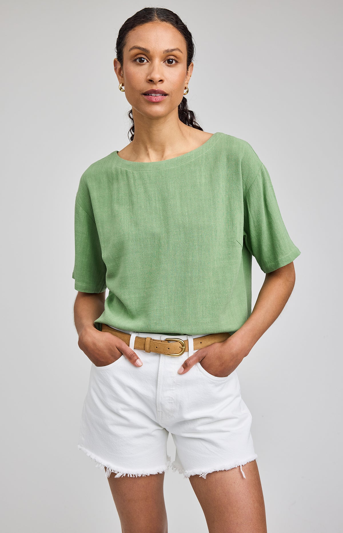 Gemini Linen Top
