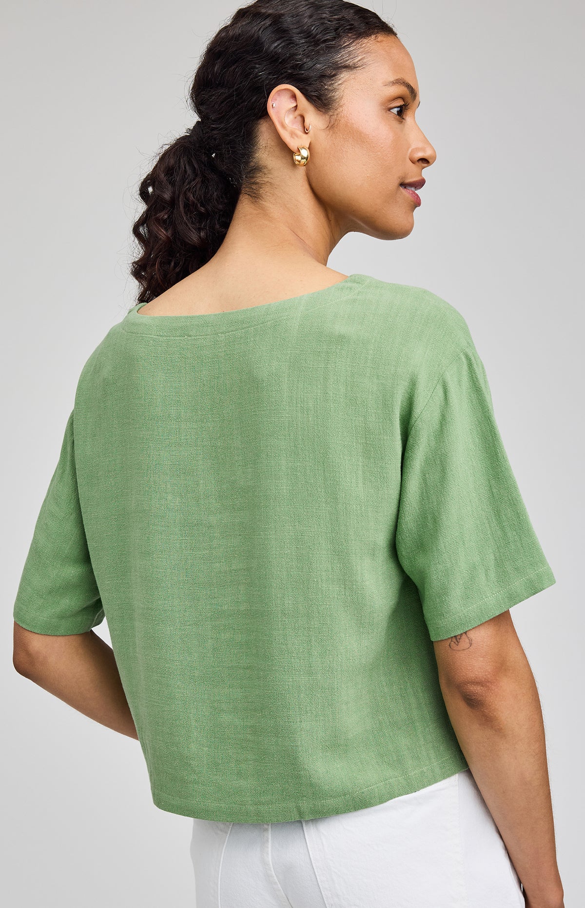 Gemini Linen Top