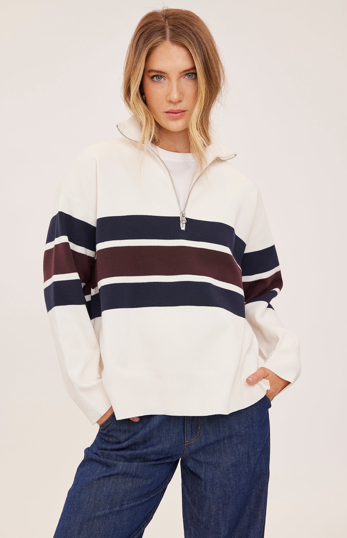Idris Striped Sweater