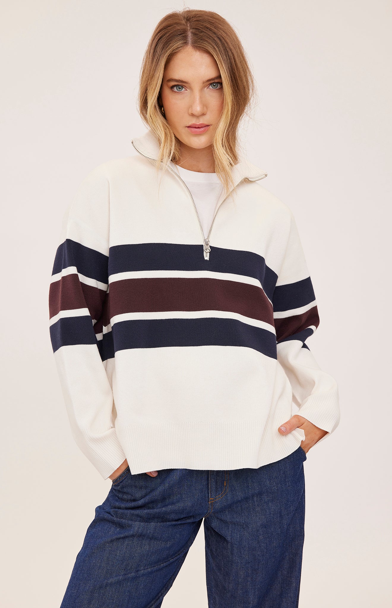 Idris Striped Sweater