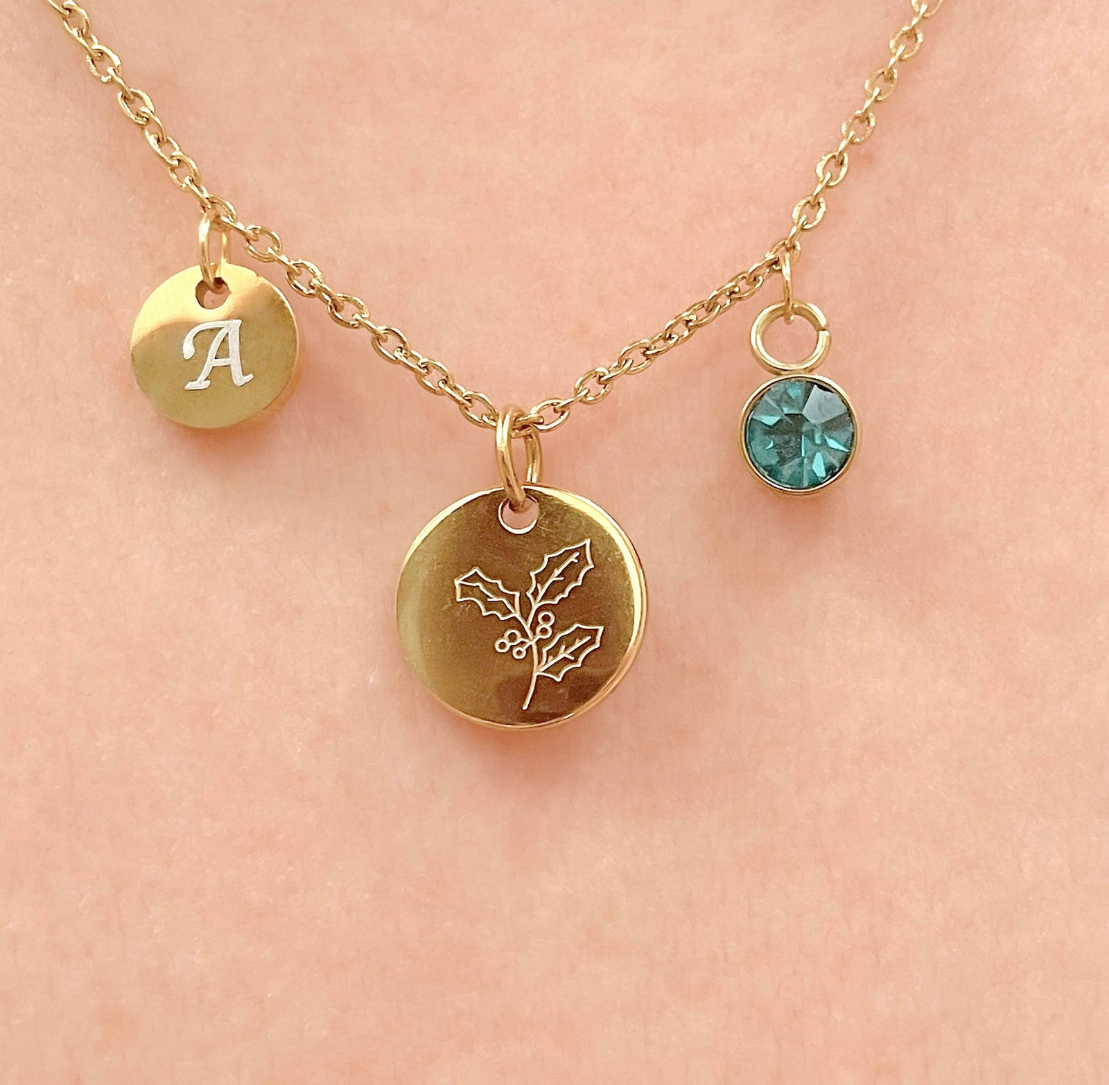 Birth Flower Necklace