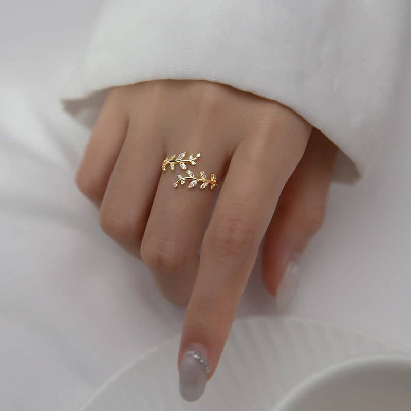 Olive Branch Ring