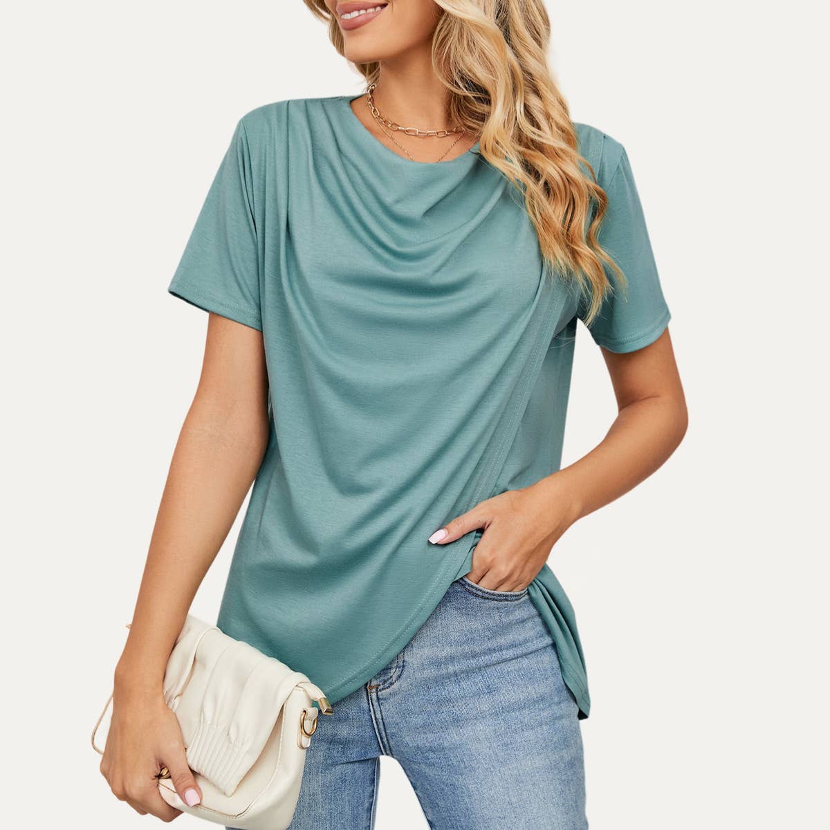 Nico Cowl Neck Tee