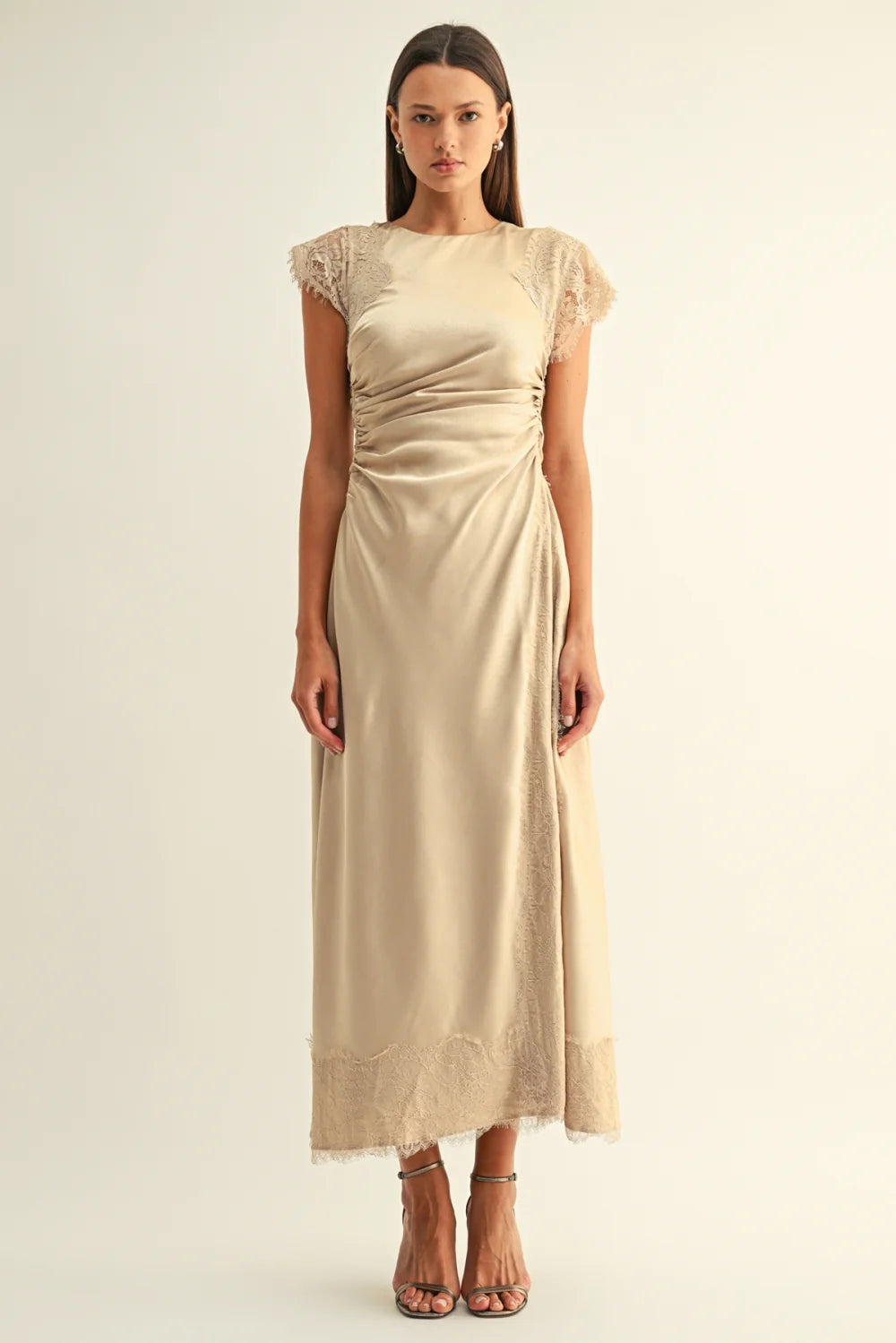 Camila Lace Contrast Dress