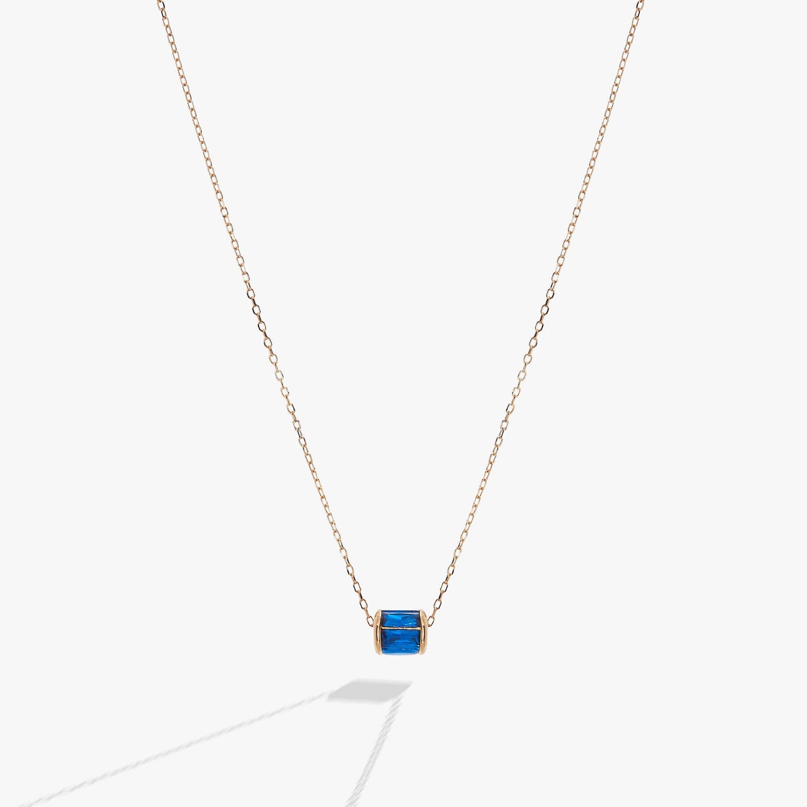 September Birthstone Precious Pendant Necklace