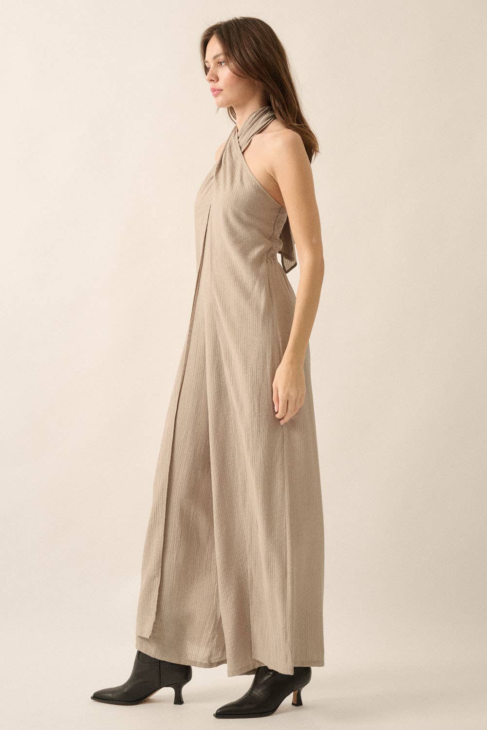 Convertible Halter Jumpsuit