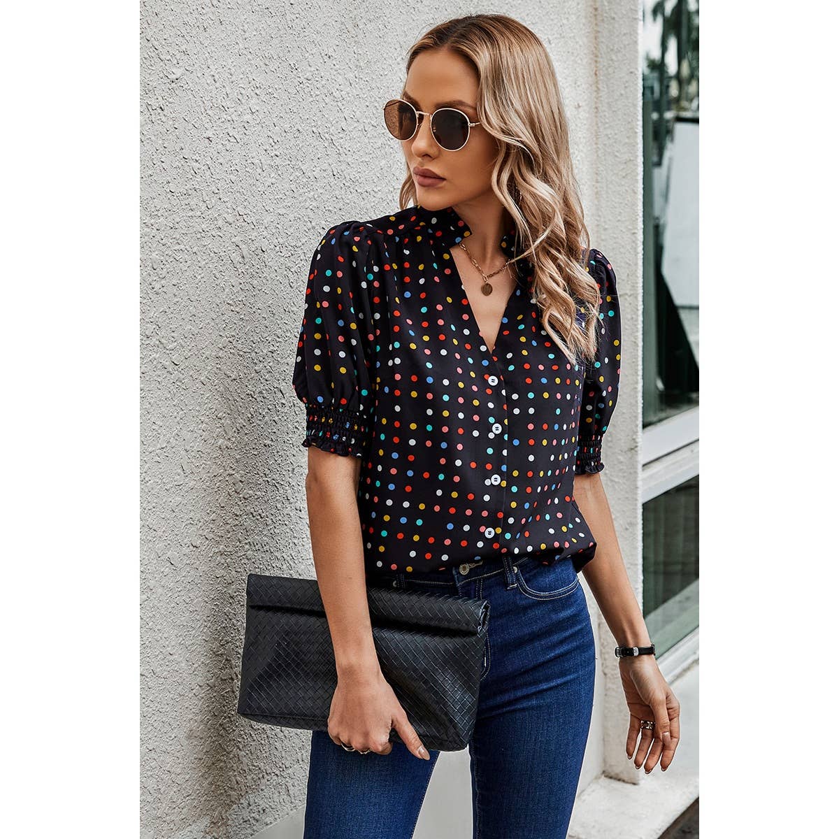 Polka Dot Blouse