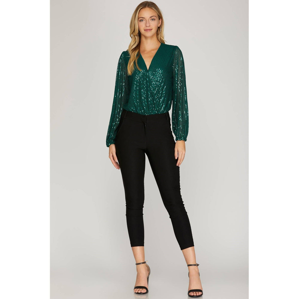 Yolanda Sequin Bodysuit