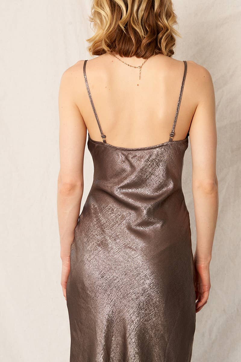 Bobbi Metallic Dress