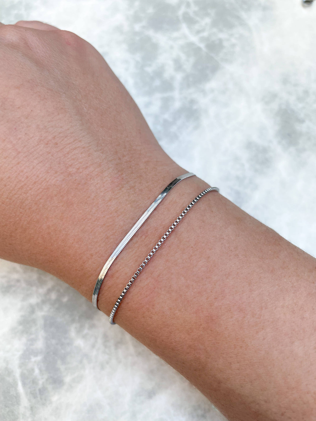 Dainty Silver Bracelets